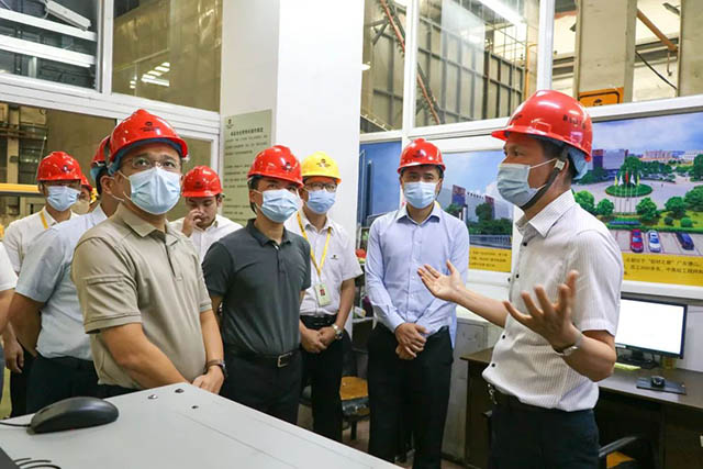 增强相助,互利共赢|肇庆市投资增进局一行来南宫NG28集团调研