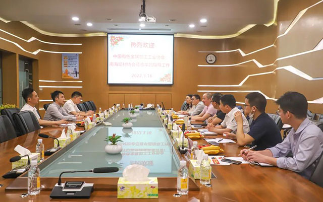 中国有色金属加工工业协会、南海铝材协会莅临南宫NG28集团指导事情
